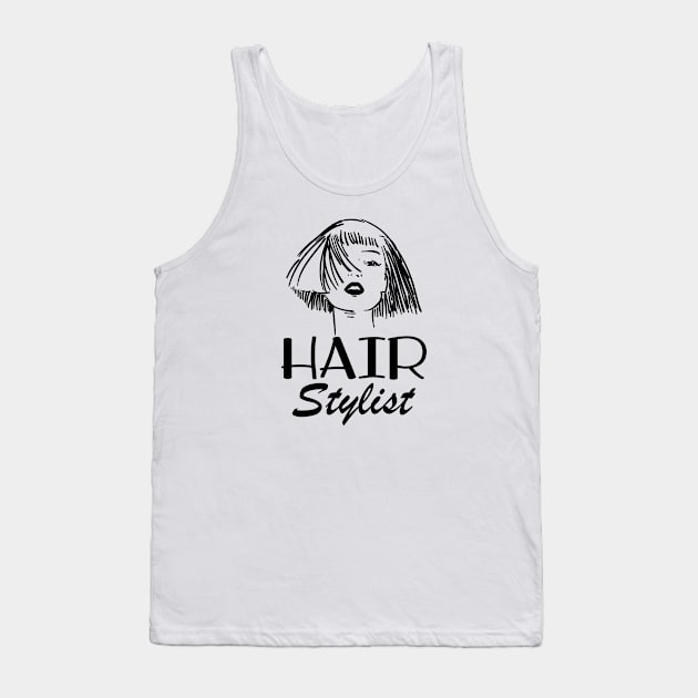 Hair Stylist Tank Top by KC Happy Shop